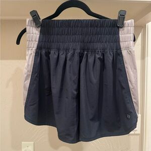 Two-Tone Athletic Shorts